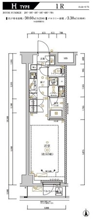 RELUXIA　CITY　北新宿の物件間取画像